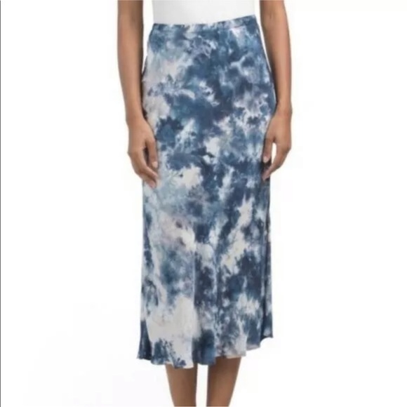 Young Fabulous & Broke Tie Dye Felicity Midi Skirt - Picture 1 of 8
